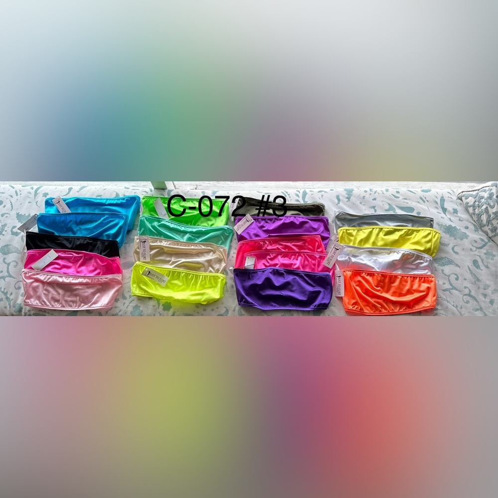 Just to Flirt- Bandeau Top-LOTS OF COLORS NWT-! - Picture 7 of 8